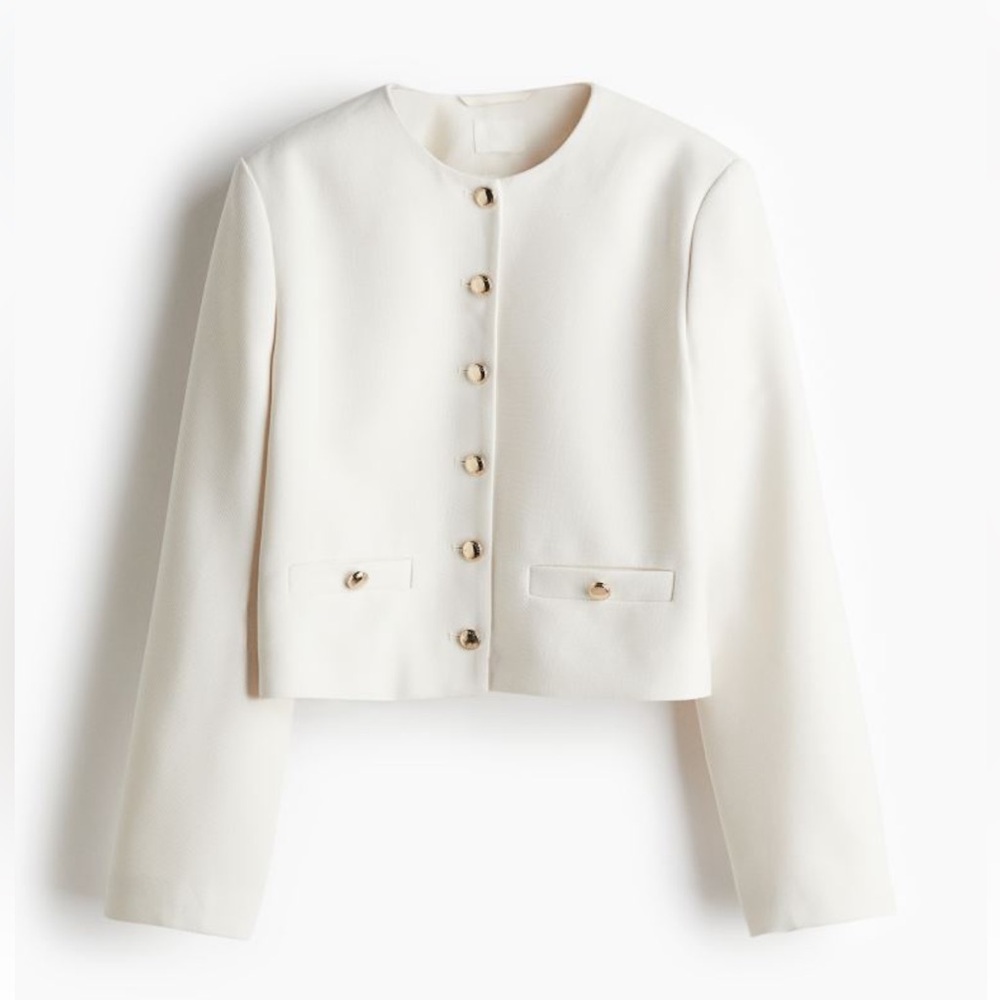 🆕 H&M Short Woven Blazer